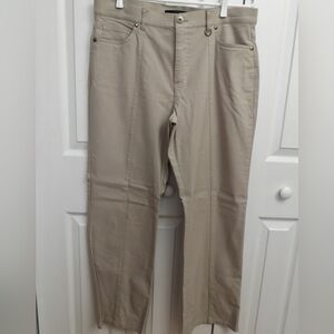 Simon Chang Khaki Denim Bootcut Jeans Women's Size 14